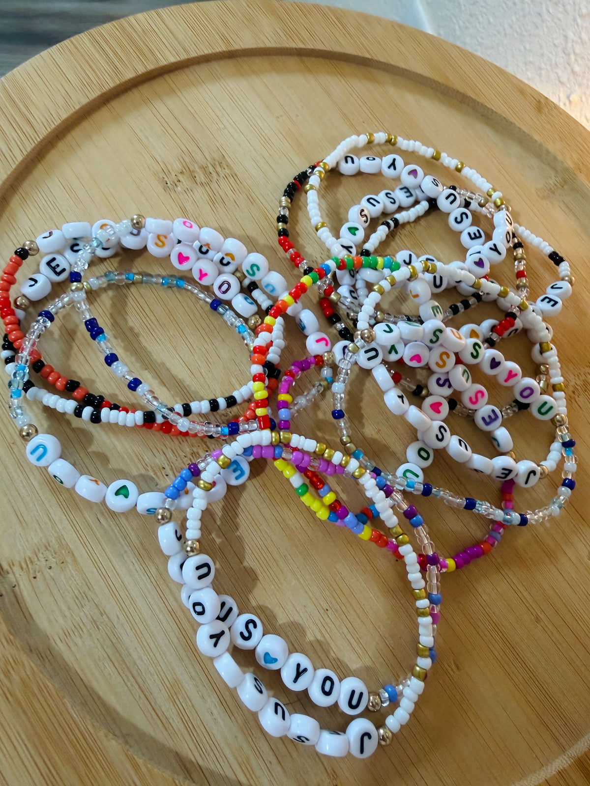 Christian Jesus Beaded Bracelets