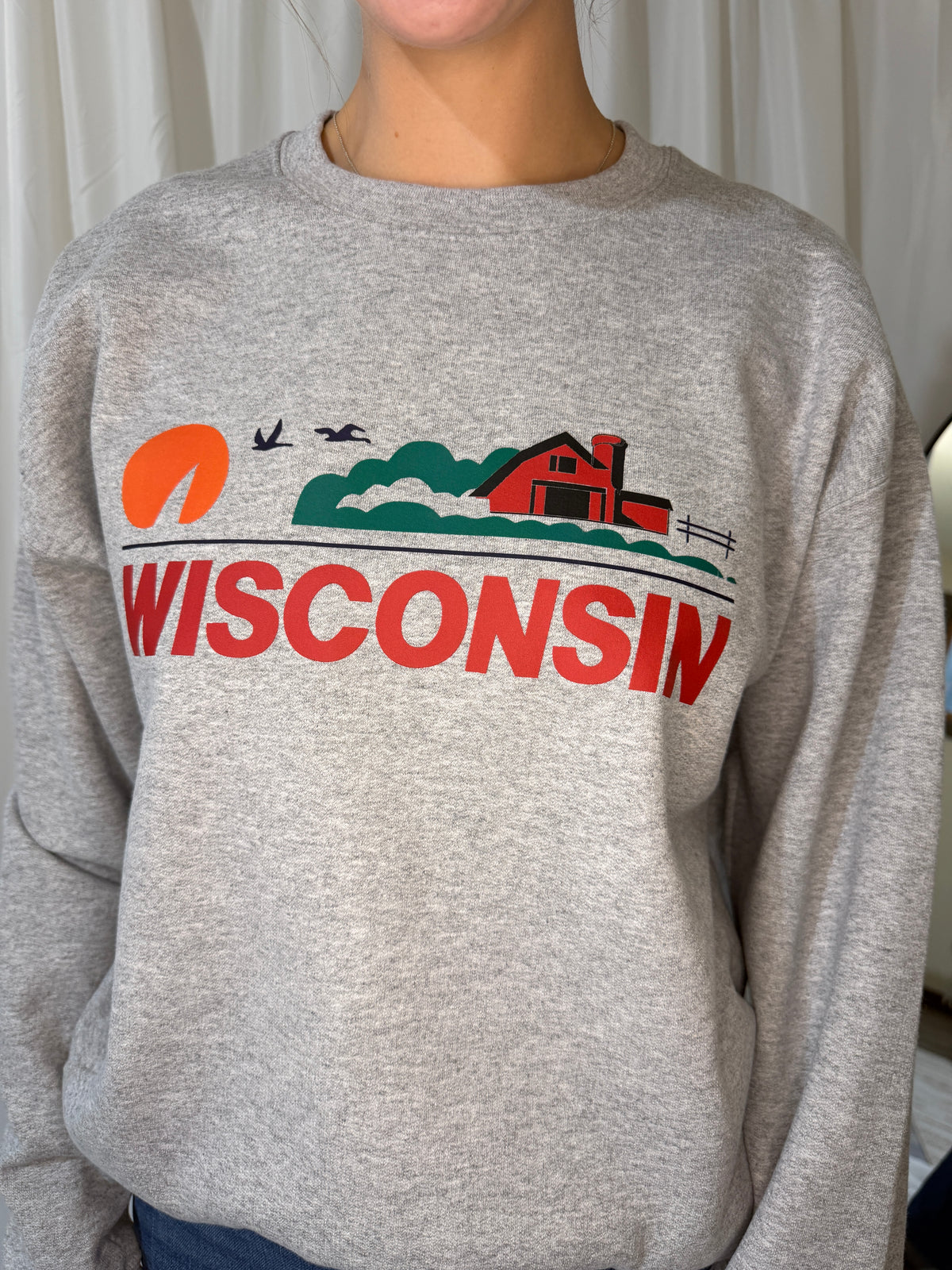 Wisconsin License Plate Sweatshirt