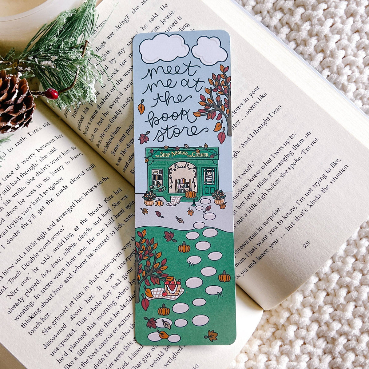 Meet Me At the Bookstore You've Got Mail Bookmark