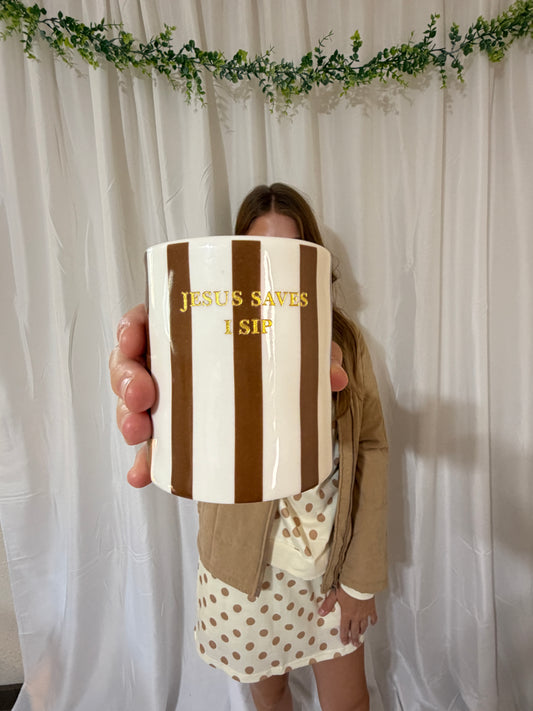 Jesus Saves I Sip Mug