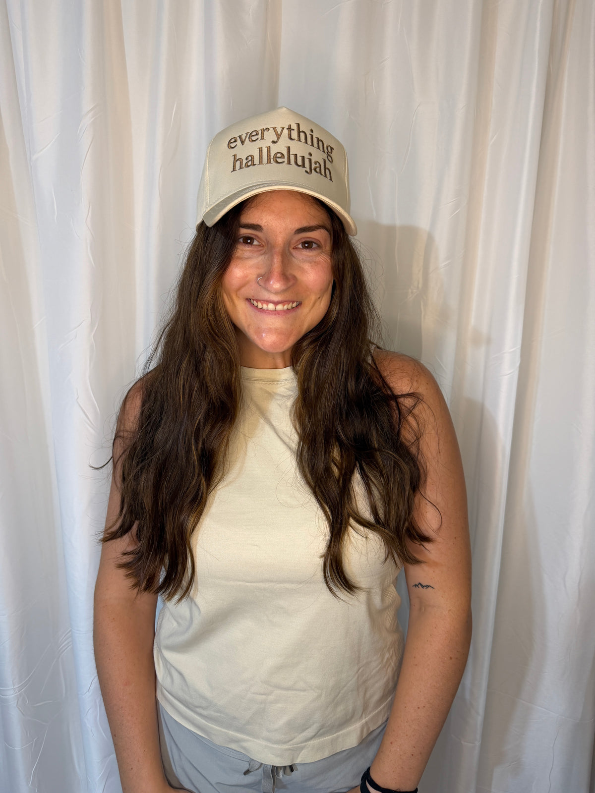 Everything Hallelujah Embroidered Hat