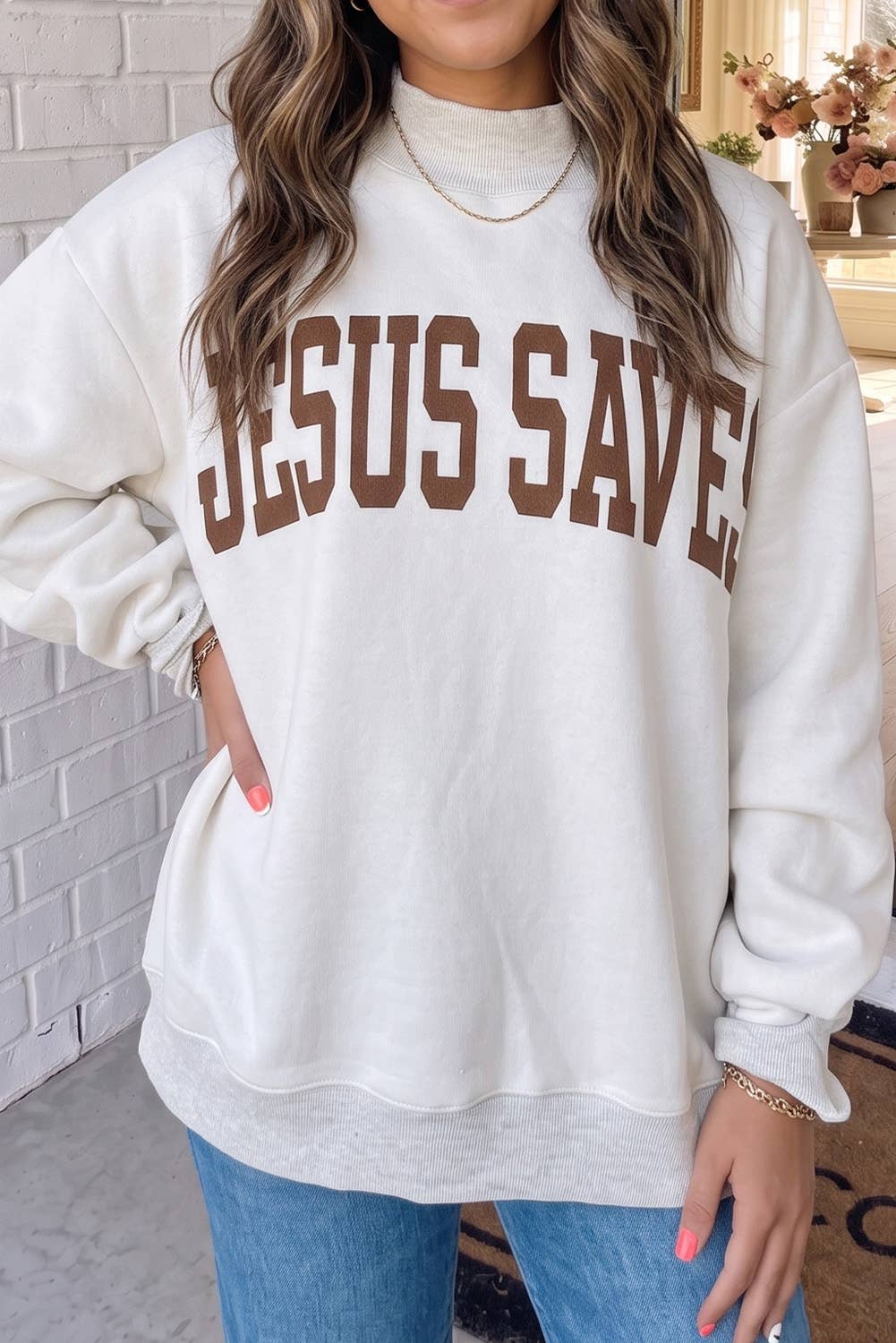 The Jesus Saves Reversible Sweatshirt